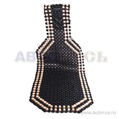 Накидка на сиденье массажная 132x42 см деревянная черная 1шт BOLK BK02082BK