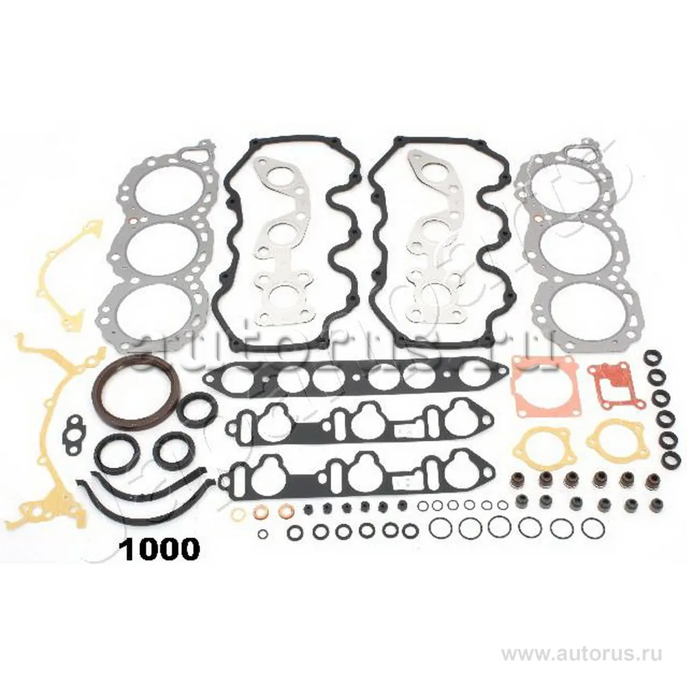 Прокладки двигателя, полный комплект JAPANPARTS KM-1000