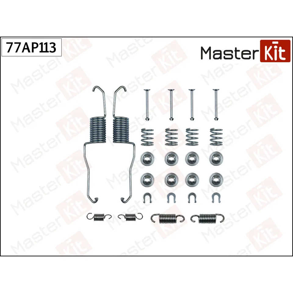 Комплект установочный тормозных колодок DAIHATSU Terios 97- , TOYOTA RAV MASTERKIT 77AP113