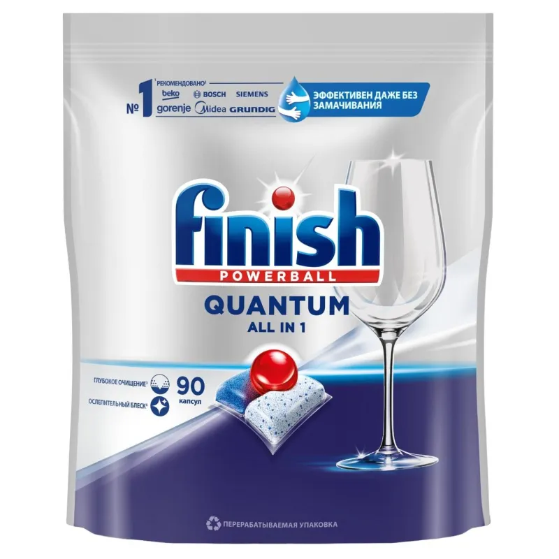 Таблетки для ПММ Finish Quantum 90шт/уп 1624418