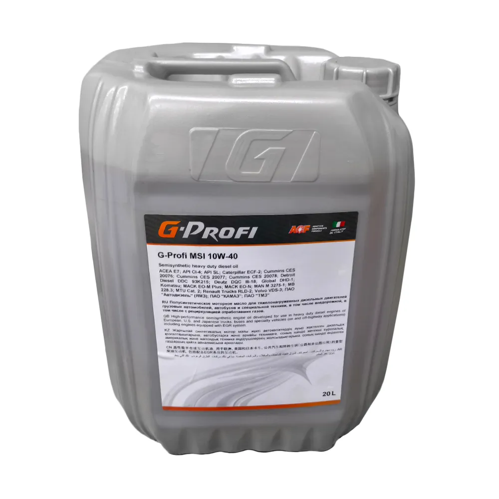 Уценка Масло моторное G-Energy G-Profi MSI 10W-40 20 л 2389900050-N1