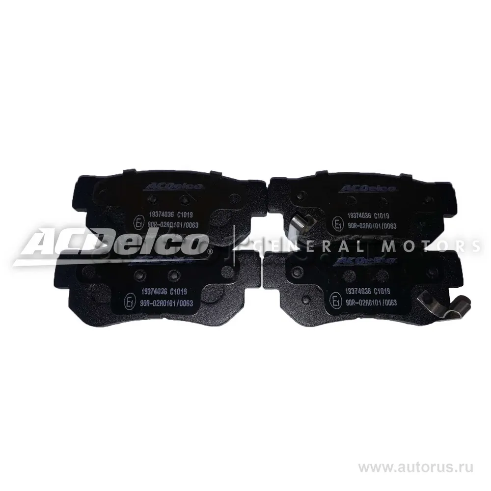 Колодки задние ACDelco 19374036