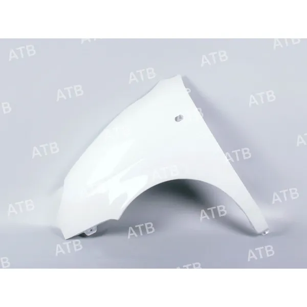 Крыло Daewoo Matiz 1 2000-2015 рестайлинг Белый GAZ переднее левое под пов. ATB 1ADM103AFLGAZ