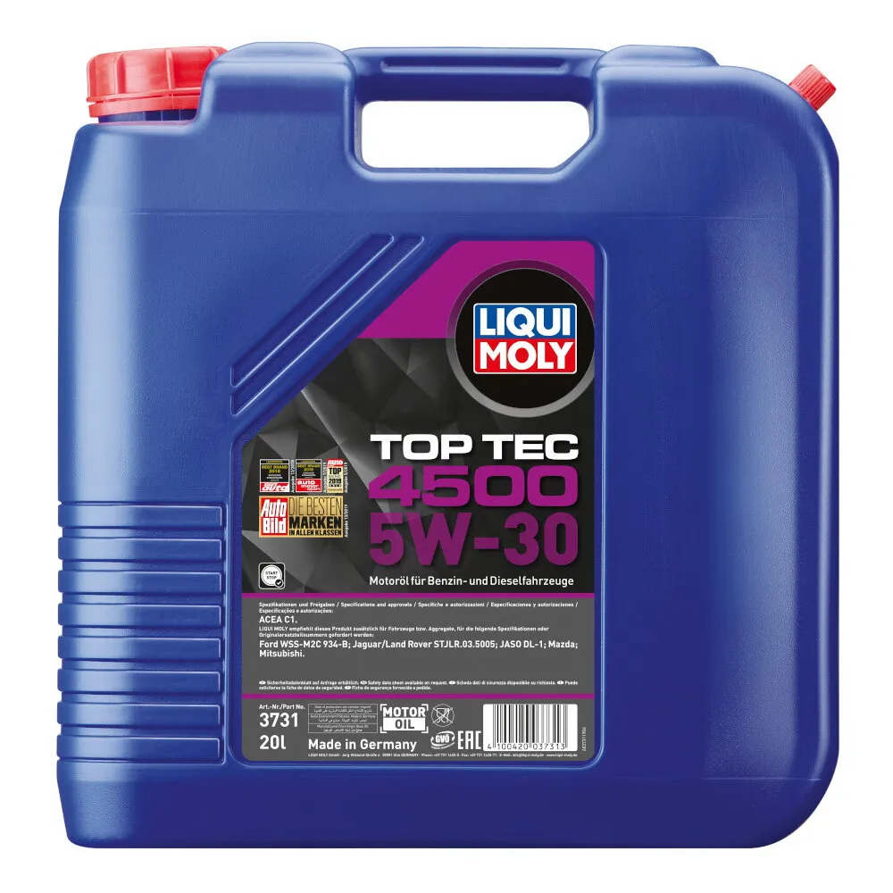 Масло моторное Top Tec 4500 5W-30 C1 (20л) LIQUI MOLY 3731