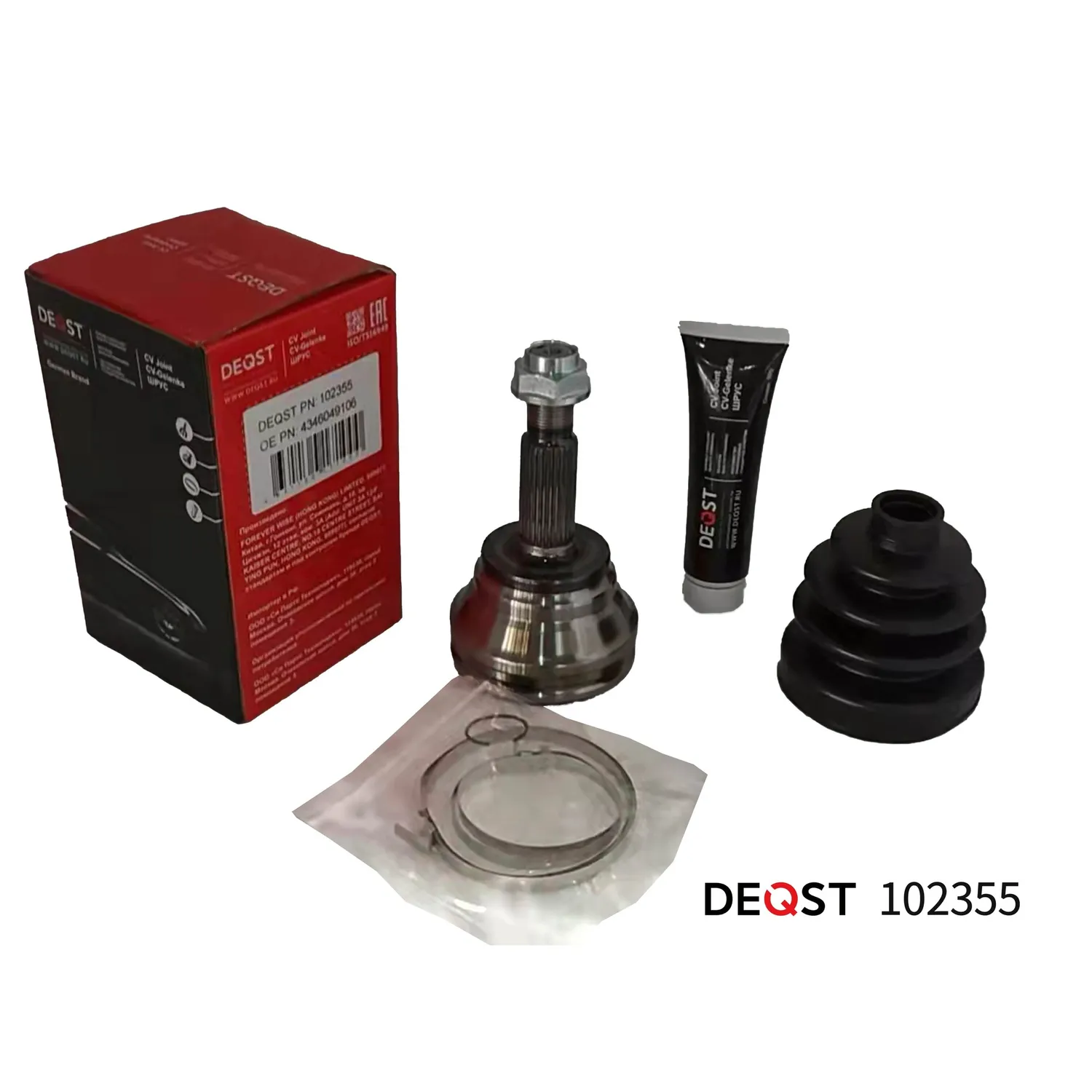 ШРУС. наружний TOYOTA RAV4 2.0 01- DEQST 102355