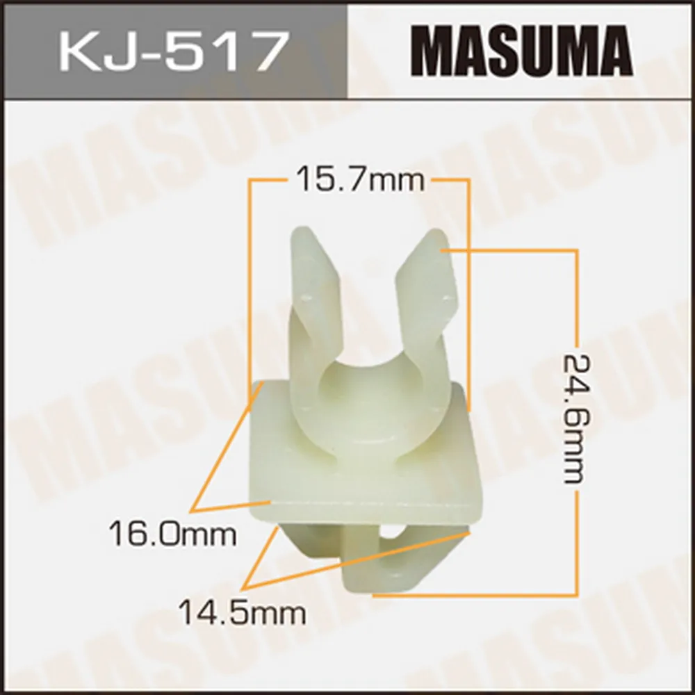 Клипса пластм.крепежная masuma 517-kj MASUMA KJ517