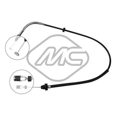 ТРОС ГАЗА FIAT PALIO 70 1,2 ALL BENZ. Metalcaucho 80420