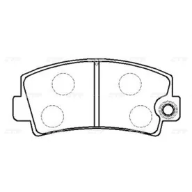 Тормозные колодки CTR CKMZ-52