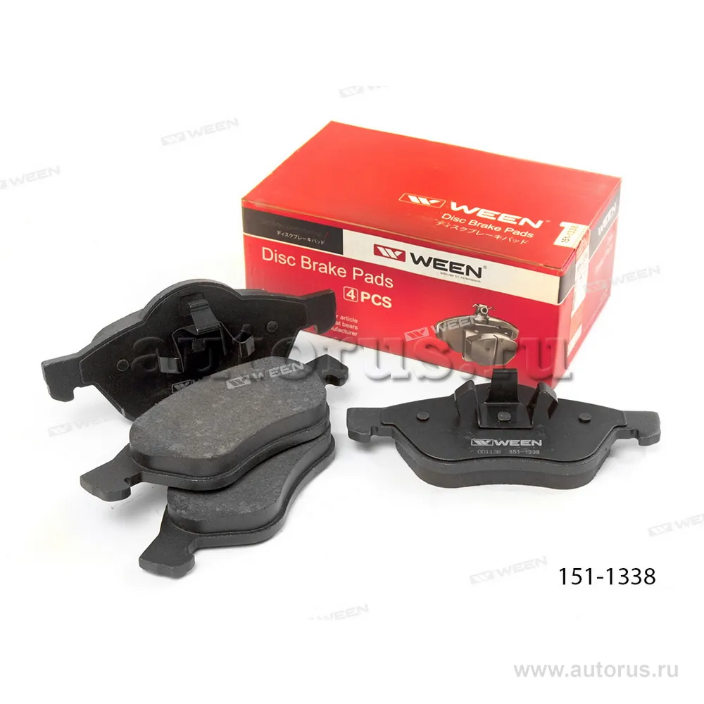 Тормозные колодки дисковые передние RENAULT Laguna WEEN 151-1338