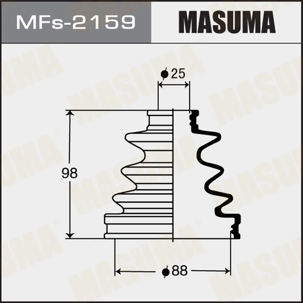 Пыльник ШРУСа MASUMA MFs-2159