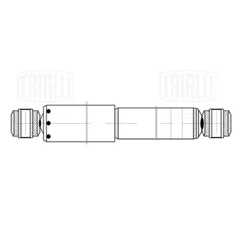 Амортизатор для а/м Mercedes MK (87-) (431/701 16x50 16x50 O/O) задн. TRIALLI AH 15543