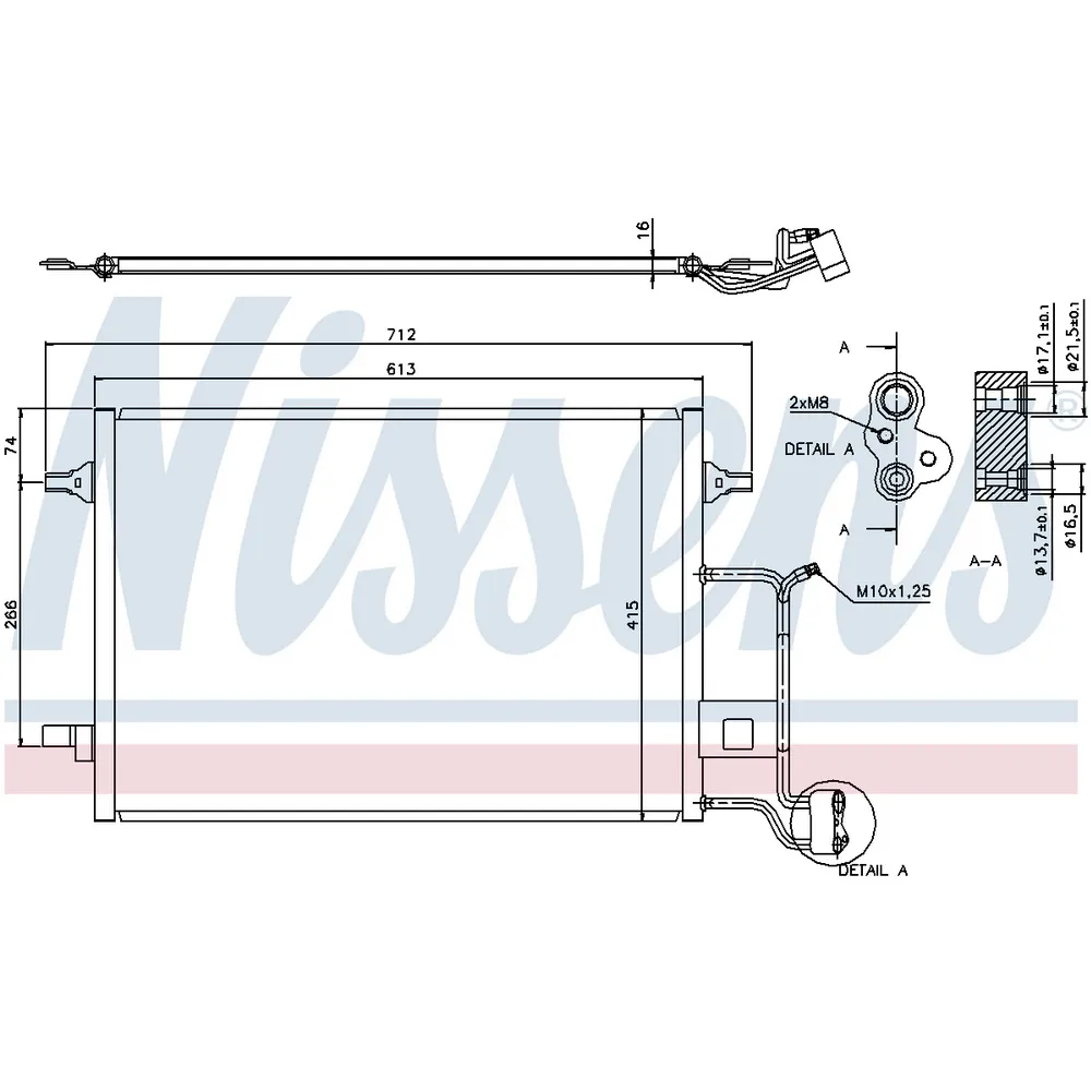 Конденсер VAG A4 / PASSAT 1.9-2.5 TDi 97-02