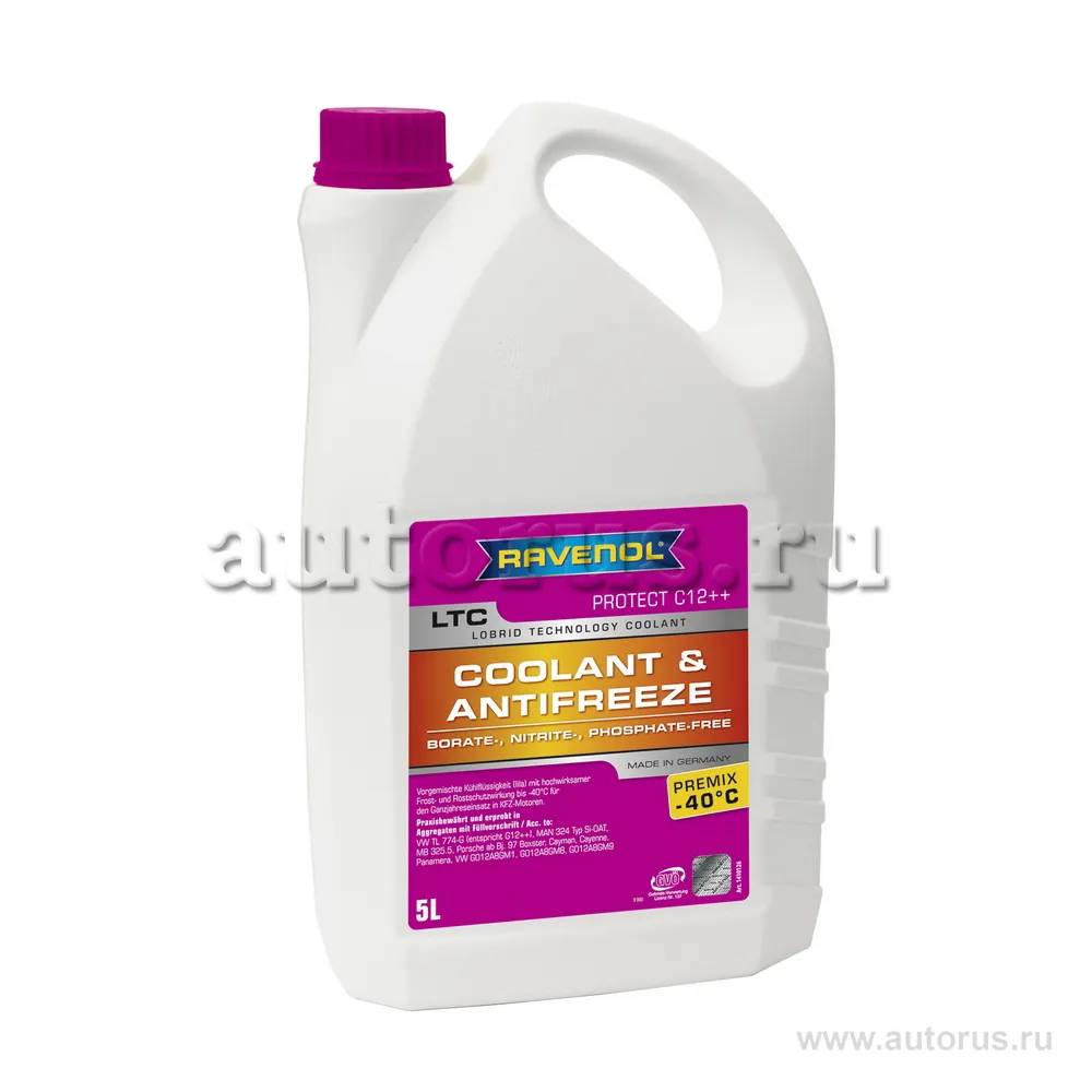 Антифриз Ravenol Premix готовый -40 5 л 1410126-005