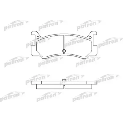 Колодки тормозные дисковые задн DAIHATSU: CHARADE IV 93-99, CHARADE IV седан PATRON PBP482