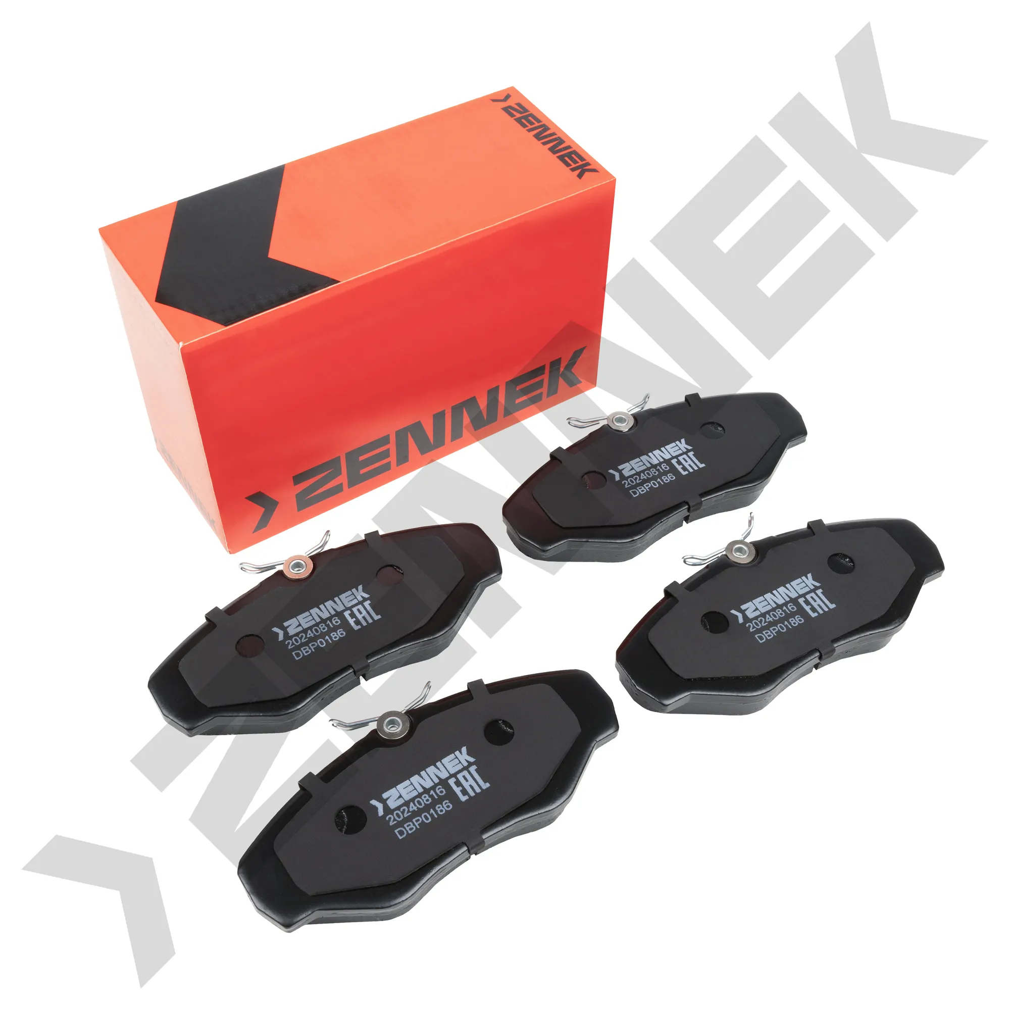 Колодки тормозные дисковые передние NISSAN PRIMASTAR 01-, VIVARO A 01-14 ZENNEK DBP0186