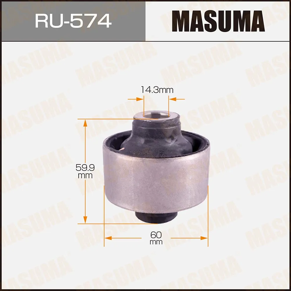 Сайлентблок MASUMA GRANDIS/ NA4W front low MITSUBISHI Grandis MASUMA RU574