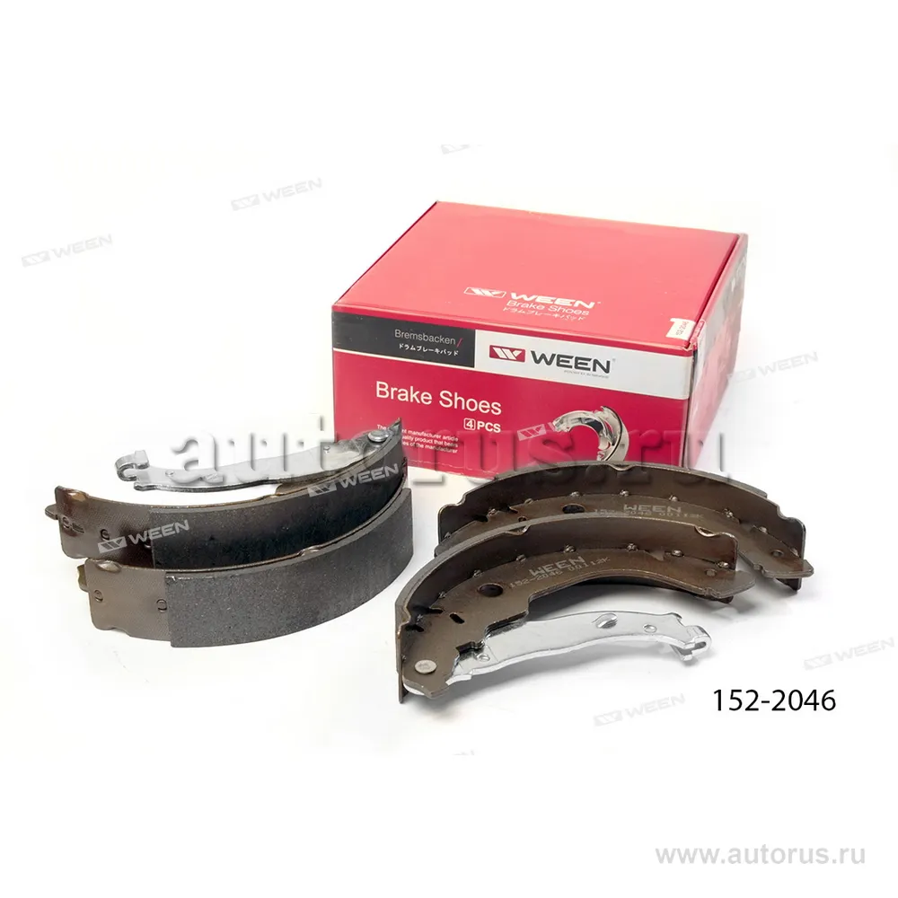 Тормозные колодки барабанные CITROEN C3, DS3, PEUGEOT 207 WEEN 152-2046