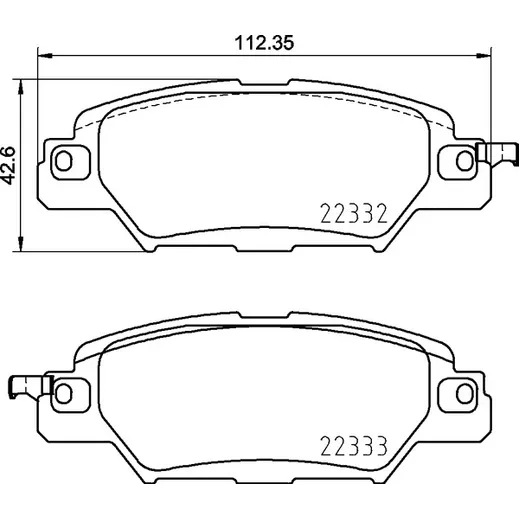 КОЛОДКИ ТОРМОЗНЫЕ MAZDA CX-5 ЗАД. NISSHINBO NP5051