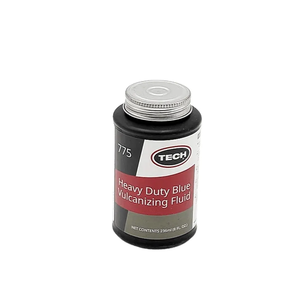 Вулканизирующая жидкость (густой синий клей) HEAVY DUTY BLUE VULCANISING FLUID, объём 236 мл, с кисточкой