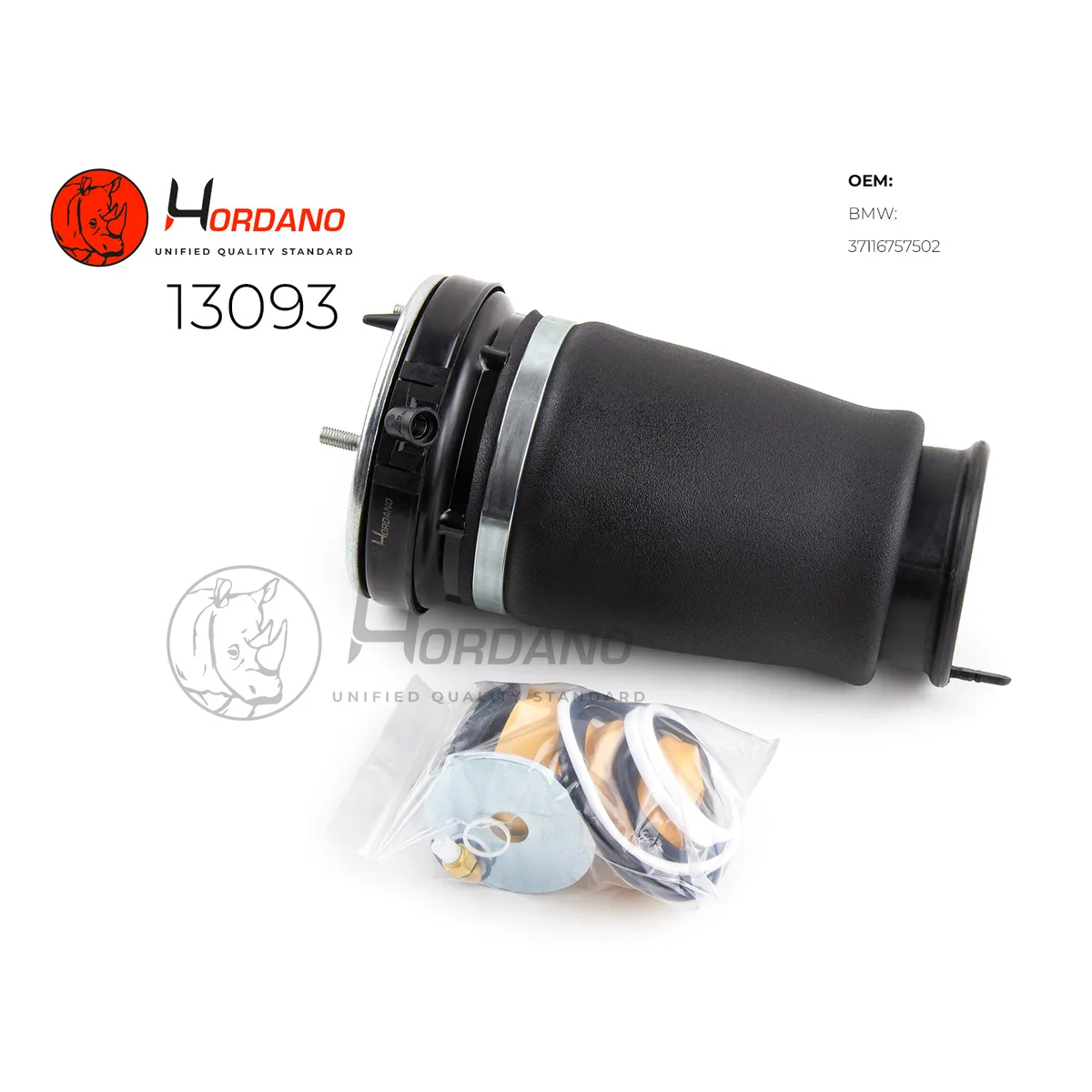Передний правый пневмобаллон BMW X5 E53 (1999-2006) Hordano 13093