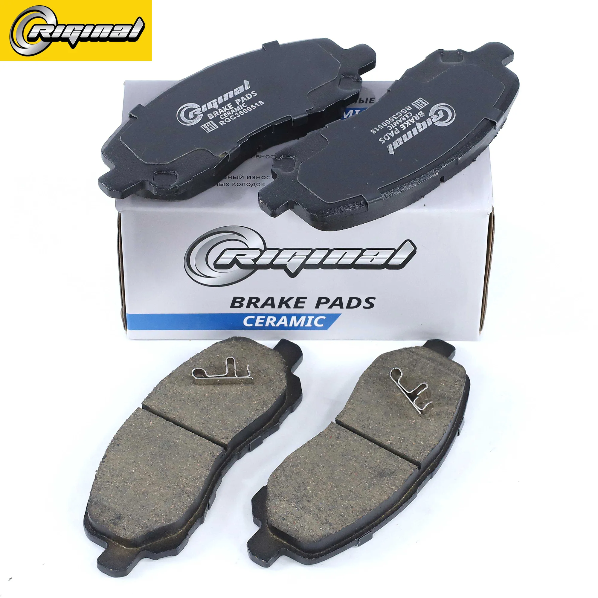 Колодка тормозная передняя Ceramic (кт.4шт.) MITSUBISHI ASX/LANCER/OUTLANDER (4605A261) Riginal RGC3500518