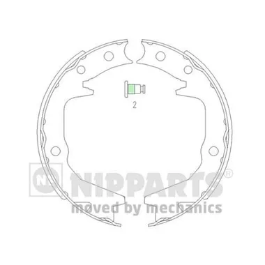 колодки барабанные ручника Mitsubishi Outlander 2.0-3.0 03 NIPPARTS J3505039