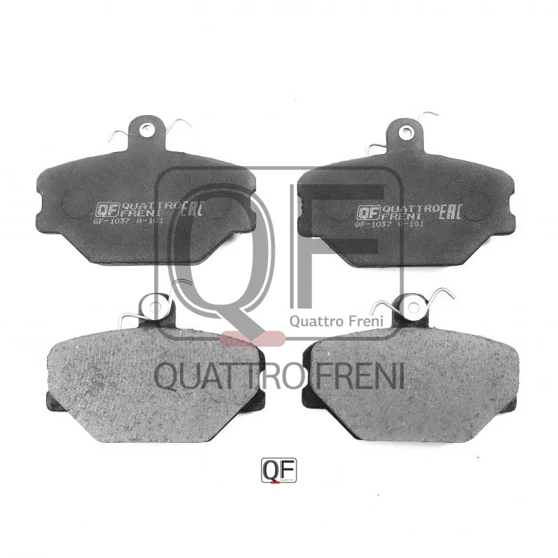 КОЛОДКИ ТОРМОЗНЫЕ FR БЕЗ ДАТЧИКА FIAT LANCIA YUGO QUATTRO FRENI QF53700