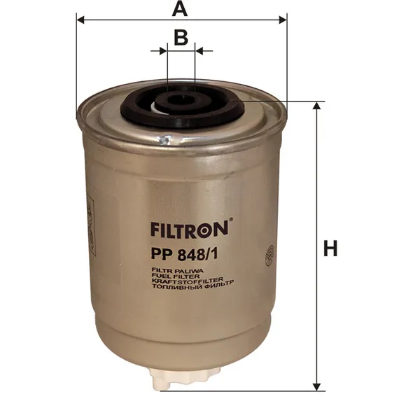 Фильтр топливный FILTRON PP848/1