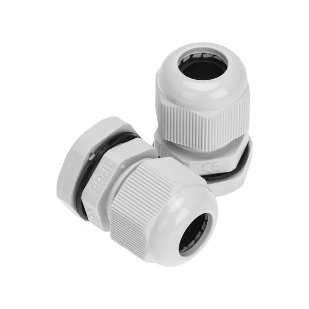 Кабельный ввод PG-11 (5-10мм) серый, комплект (2 шт/уп) REXANT 07-8011-A2