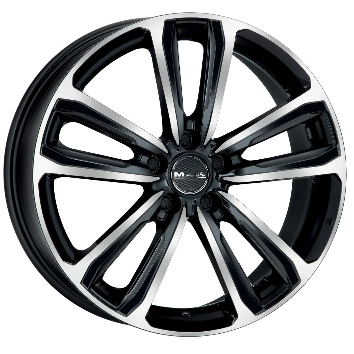 Диск литой R17 7J 4x100/72 ET40 MAK Magma Black Mirror F7070MMBM40CC