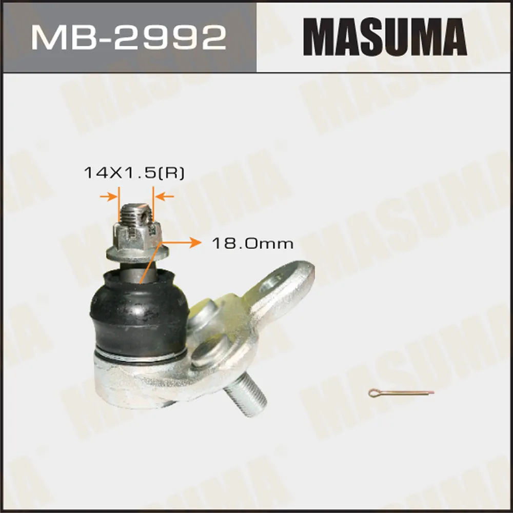 Опора шаровая TOYOTA AVENSIS MASUMA MB-2992