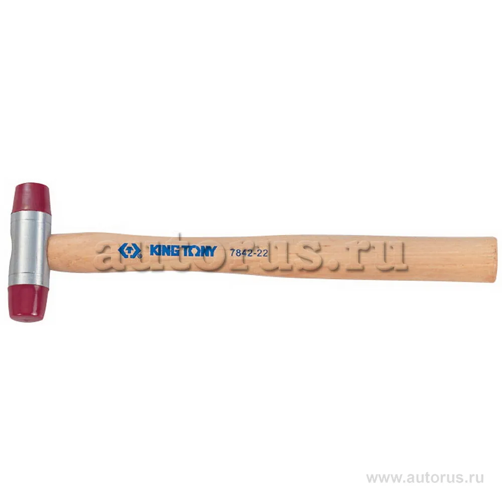 Киянка 60 мм, 875 г, полиуретановые сменные насадки KING TONY 7842-60