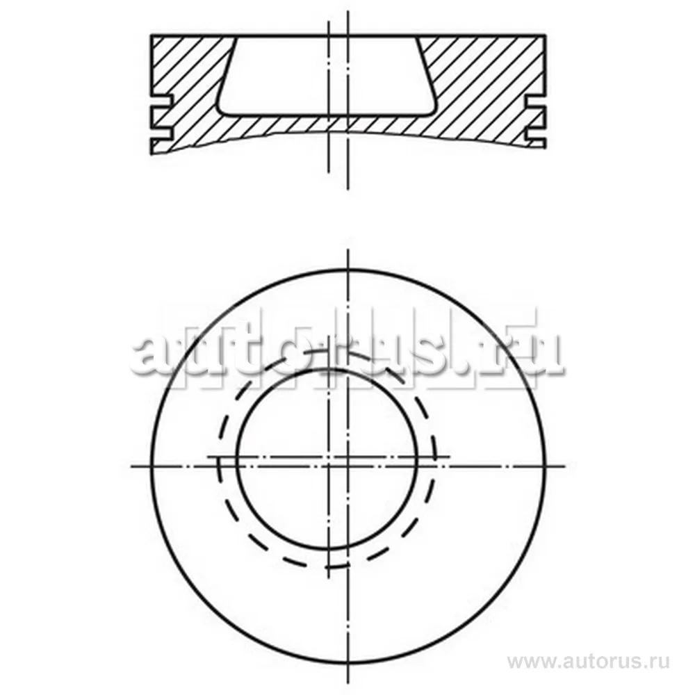 Поршнекомплект MB OM364 366 D97.5 STD MAHLE MAHLE / KNECHT 0028000