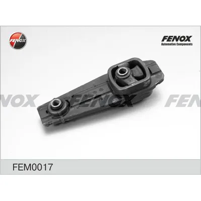 Подушка двс задняя citroen c2 c3, peugeot 1007 207 1.1-1.6 1.4hdi 02 FENOX FEM0017