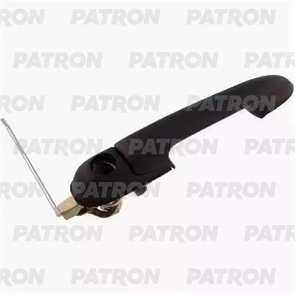 Ручка двери наружн передн прав FIAT: Brava 95-01 (4D) (черн) PATRON P20-0045R