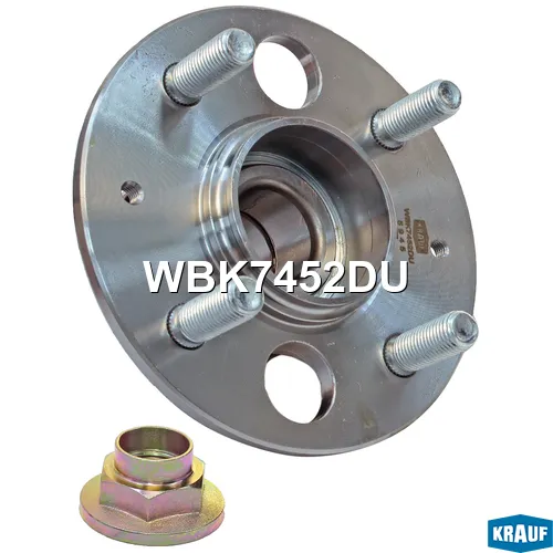 Ступица в сборе HONDA задн., ABS Jazz Hatchback (GD, GE3, GE2) (02-08), Saloon (GD) (02-08) / City S WBK7452DU