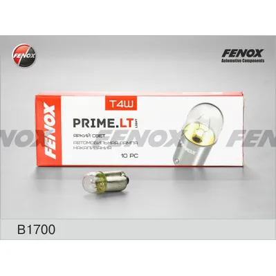 Лампа 12V T4W 4W FENOX 1 шт. пакет B1700