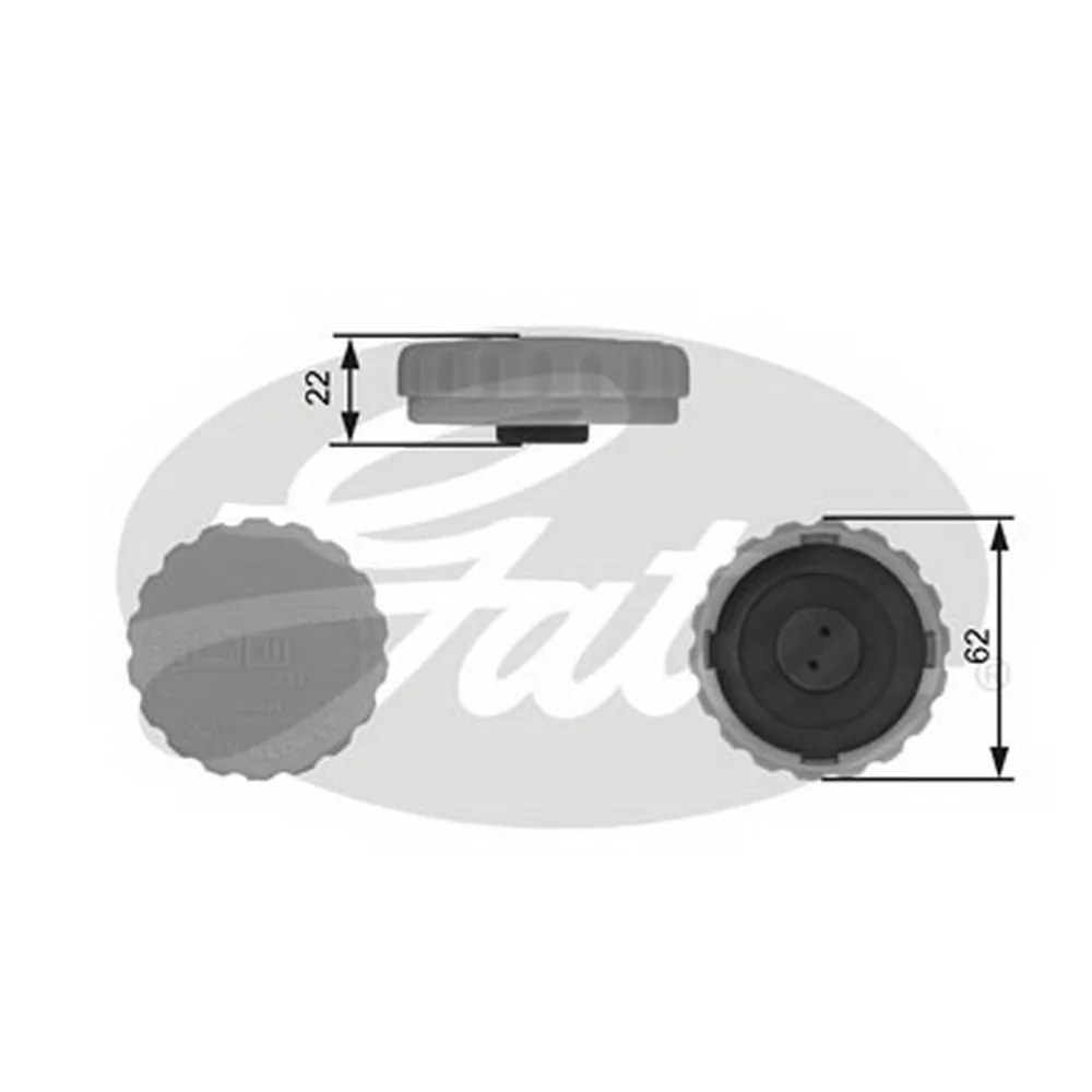 Крышка расширительного бачка GATES RC235