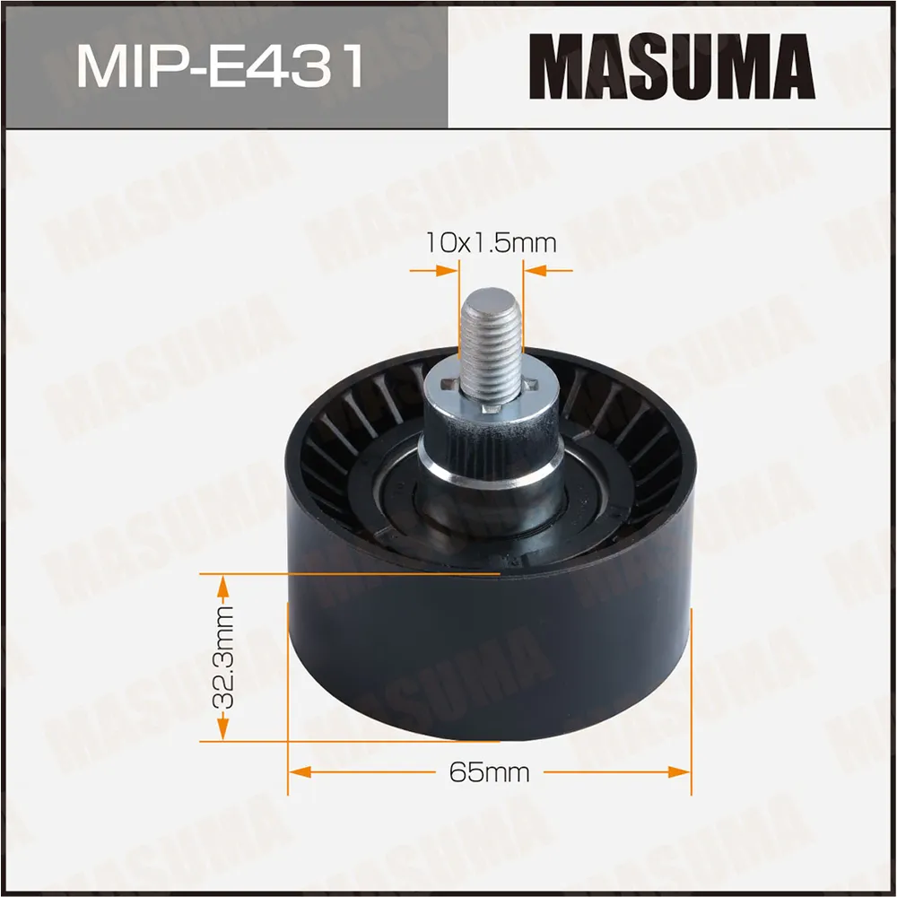 Ролик поликлинового ремня натяжной MASUMA MIP-E431
