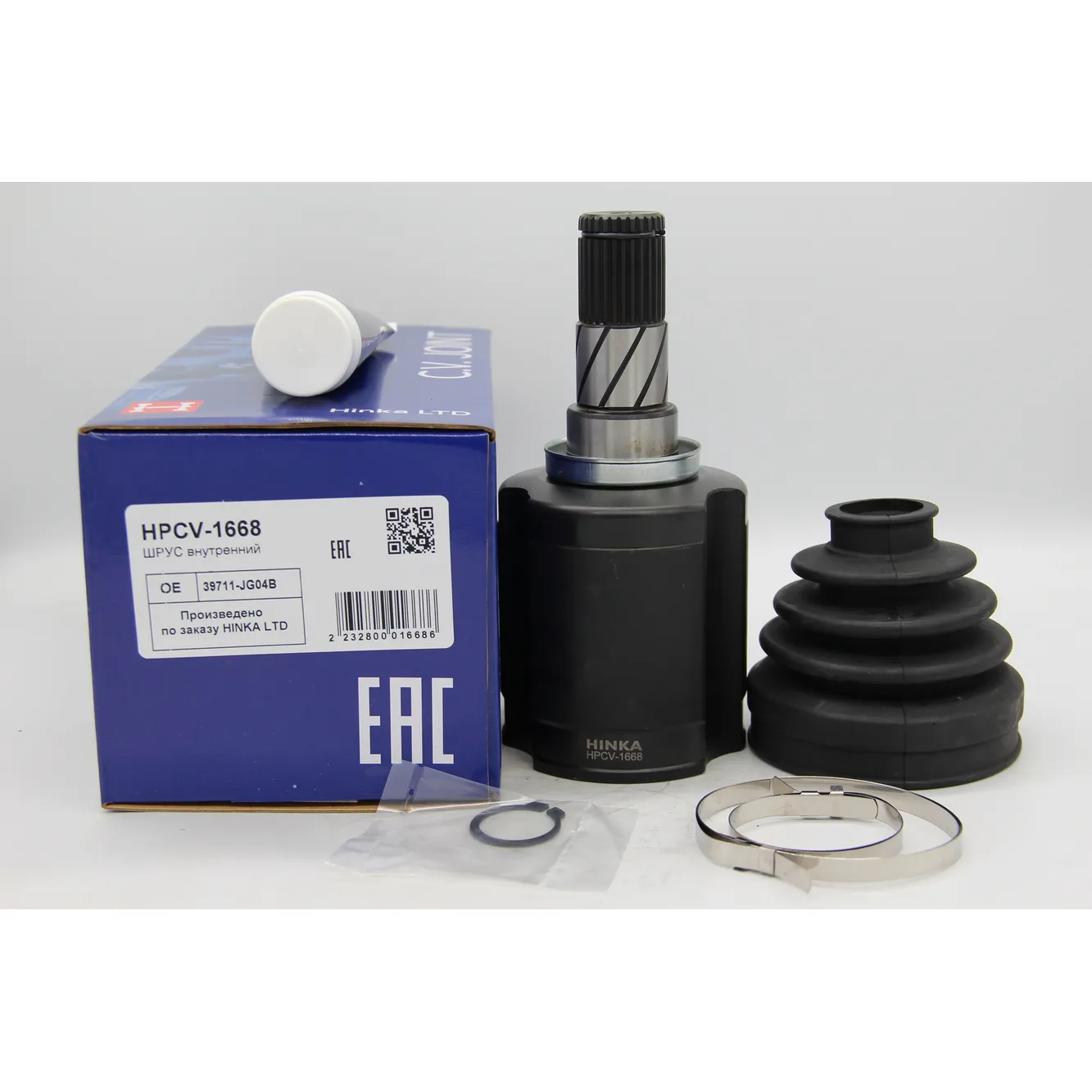 ШРУС внутренний левый 35x39x29 JUKE/X-TRAIL HINKA PARTS HPCV-1668