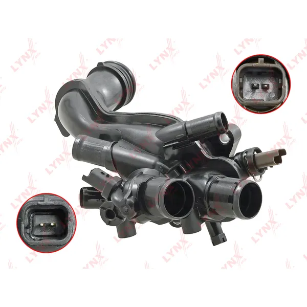 Термостат 105С (пл. корпус, прокладка, датчик) LYNXauto CT-1369