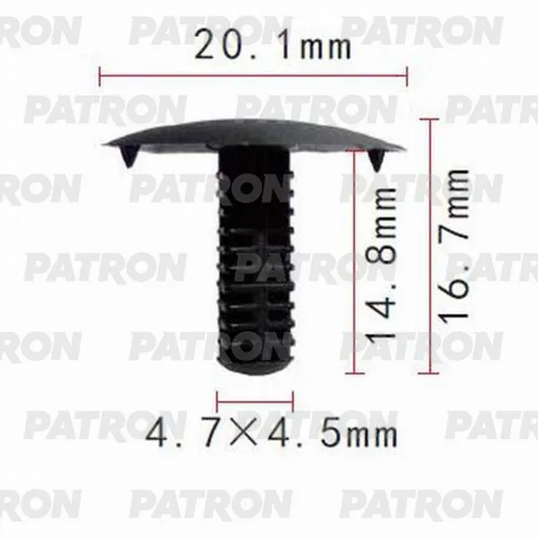 Клипса пластмассовая HONDA, NISSAN, NISSAN, TOYOTA применяемость: крепл PATRON P370653