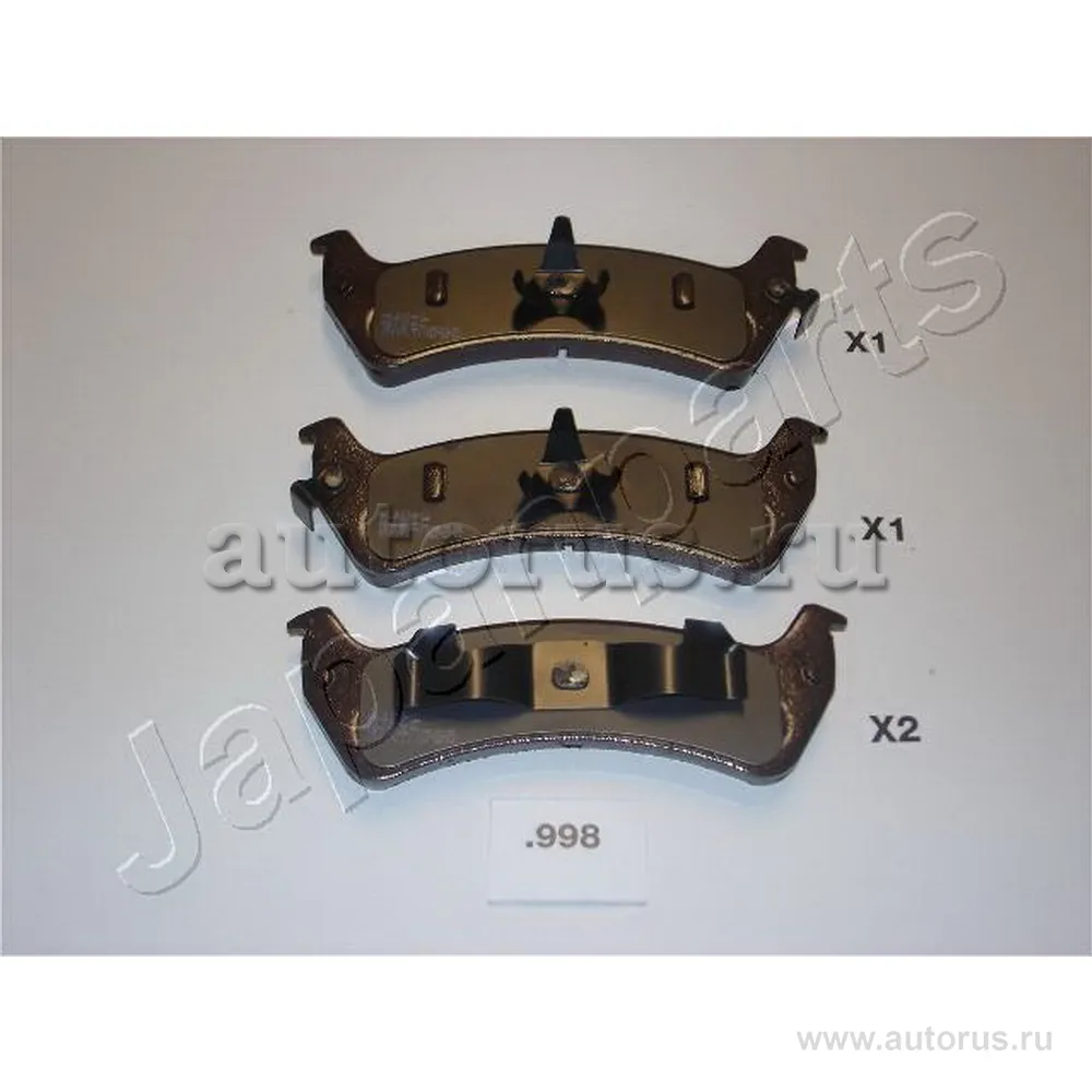 Колодки тормозные дисковые JAPANPARTS PP998AF