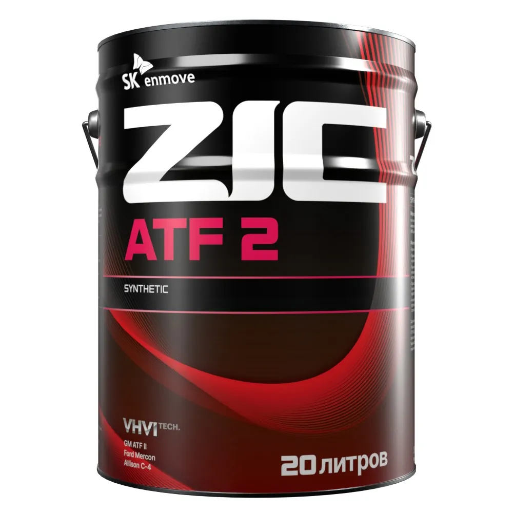 Масло трансмиссионное ZIC ATF 2 синтетическое 20 л 192623