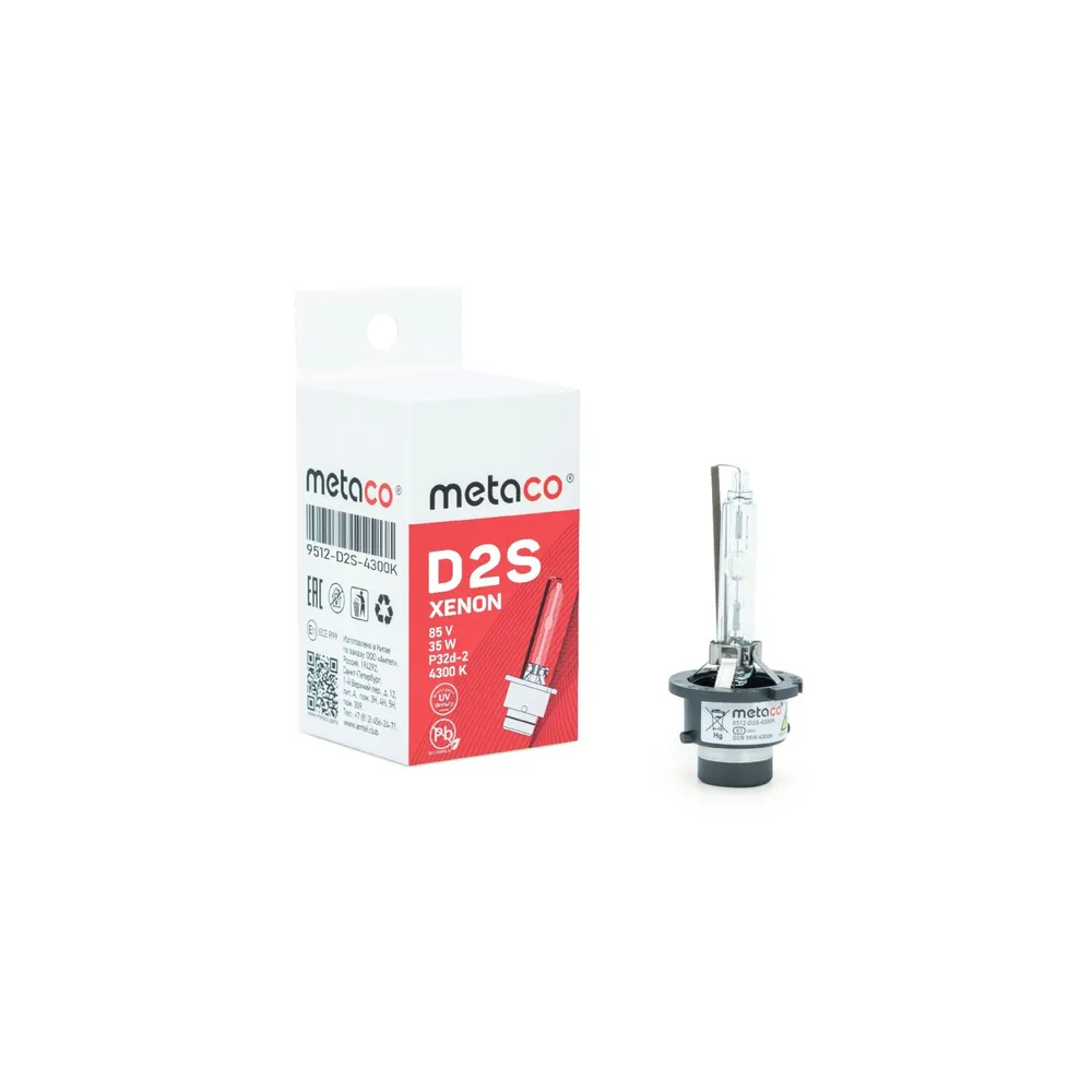 Лампа ксеноновая D2S 4300К Metaco 9512-D2S-4300K
