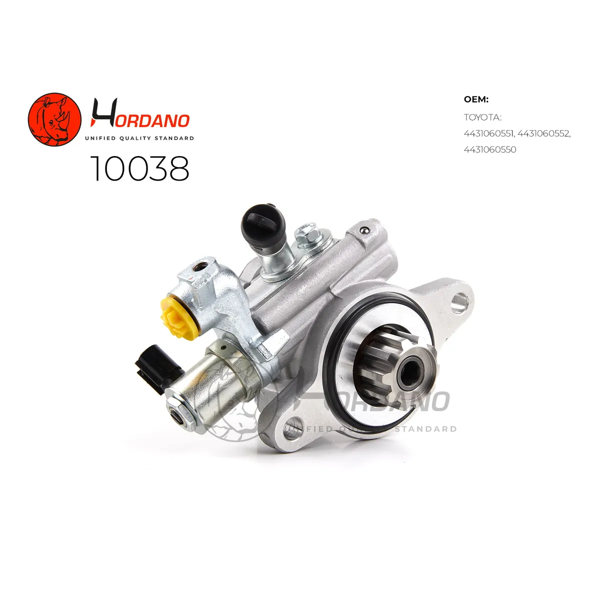 Насос ГУР TOYOTA LAND CRUISER (J15_) Hordano 10038