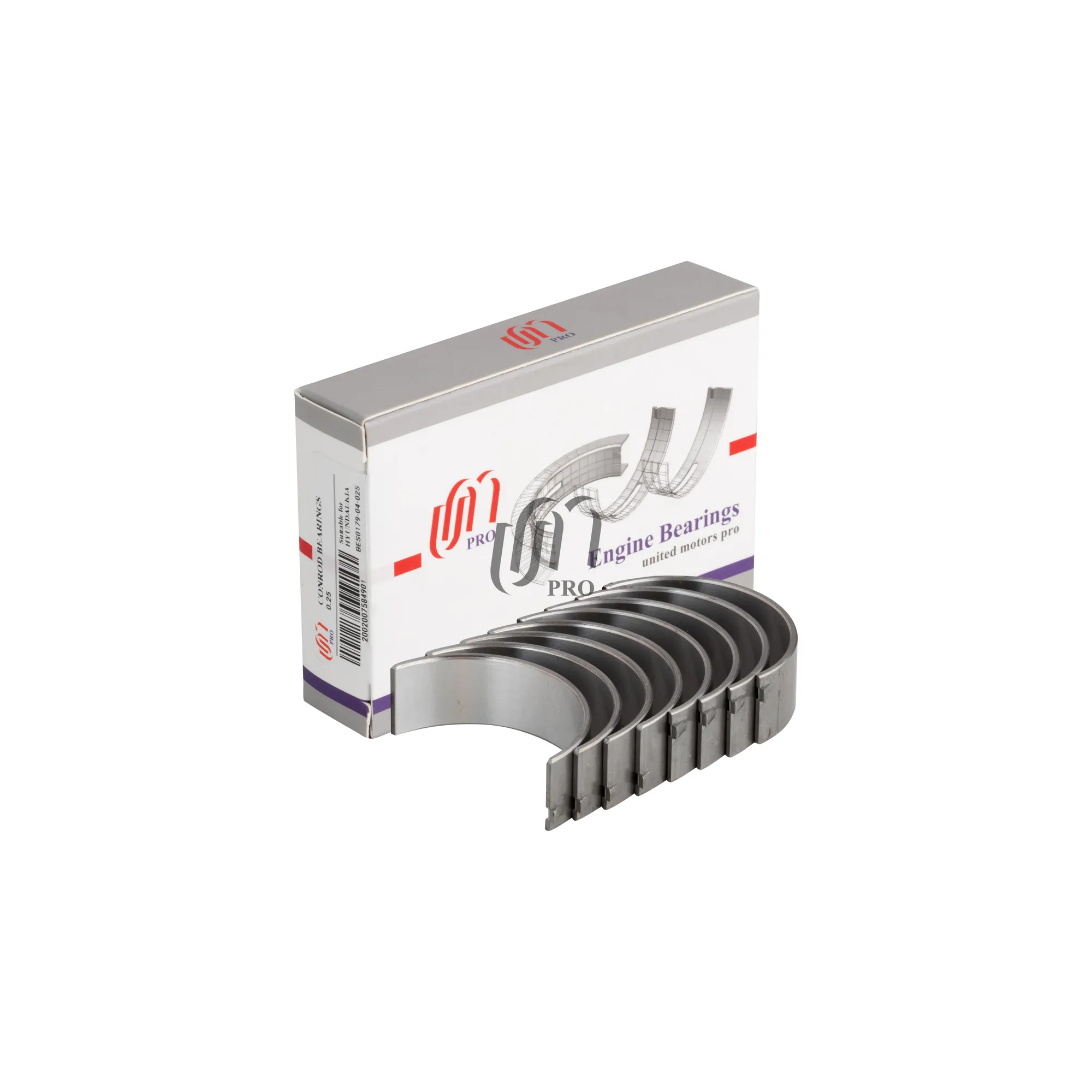 Вкладыши шатунные 0.25 KIA HYUNDAI G4NA G4NC UM UNITED MOTORS UMPRO BES017904025