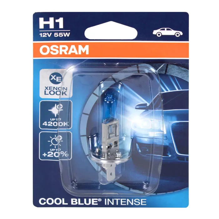 Лампа 12V H7 55W PX26d 5000K OSRAM COOL BLUE INTENSE 1 шт. блистер 64210CBN-01B