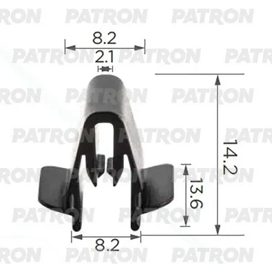 Клипса пластмассовая BYD применяемость: Клипса панели приборов PATRON P37-3796
