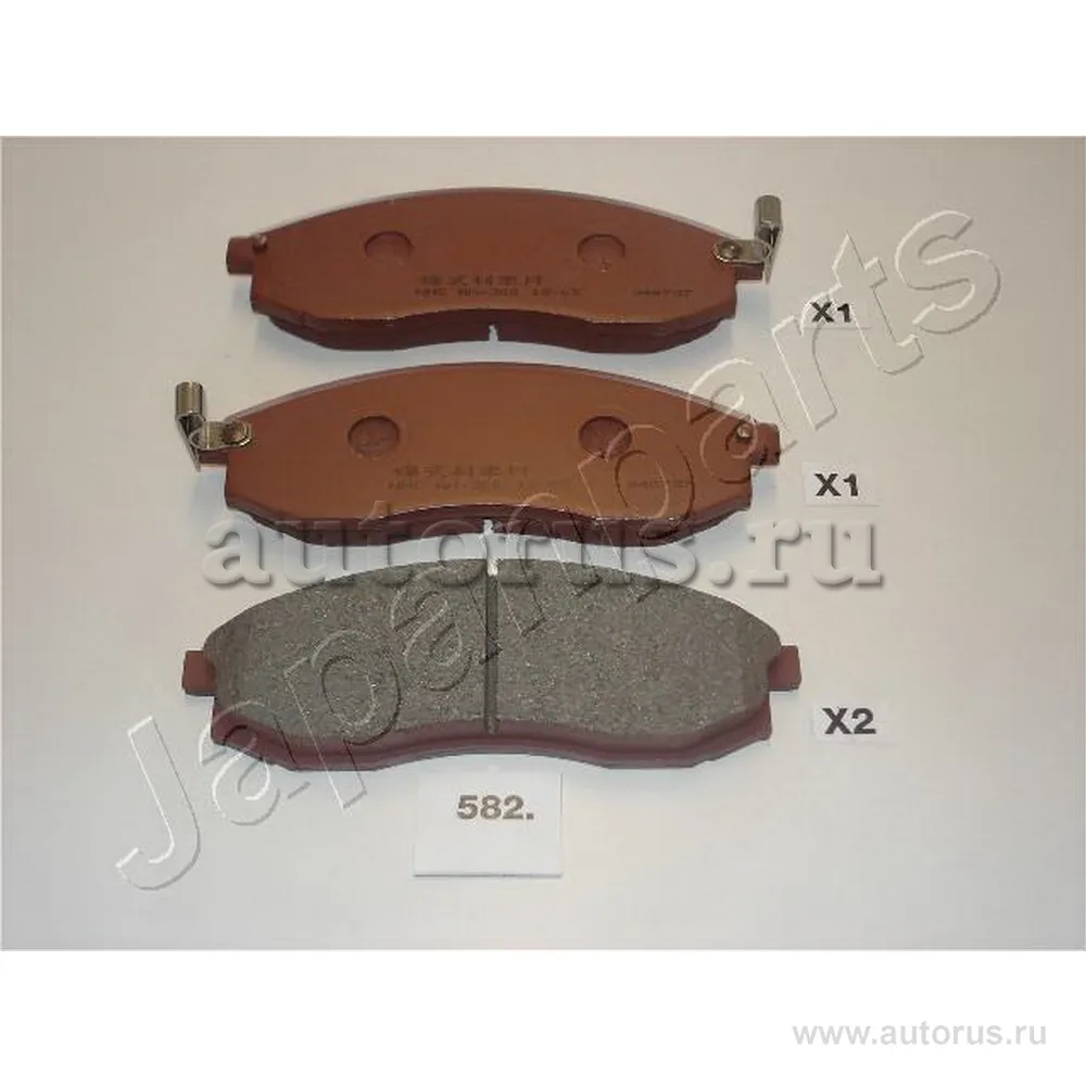 Колодки тормозные дисковые JAPANPARTS PA582AF